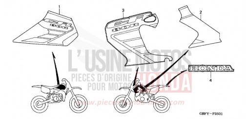 MARQUE (CR80R/CR80RB-2) CR80R2 de 2002